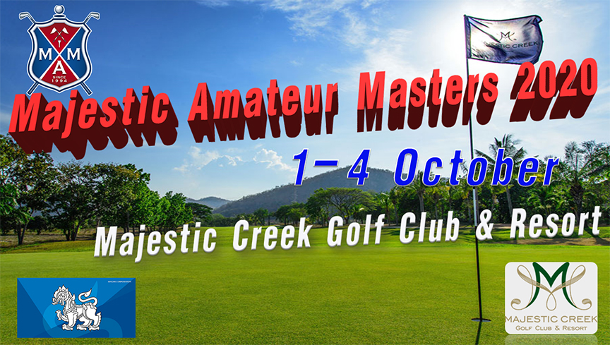 Majestic Amateur Masters 2020 1-4 Oct  Majestic Creek Golf Club & Resort