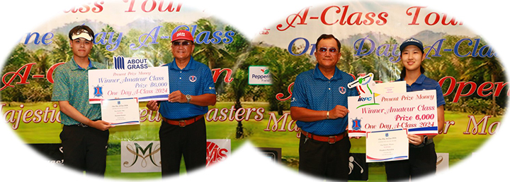 ปุณณวัฒน์ ชมที  คว้าแชมป์ One Day A-Class 2024#8  พิมภากร ปัญญาดิลก ทำ -2  คว้าแชมป์หญิง 